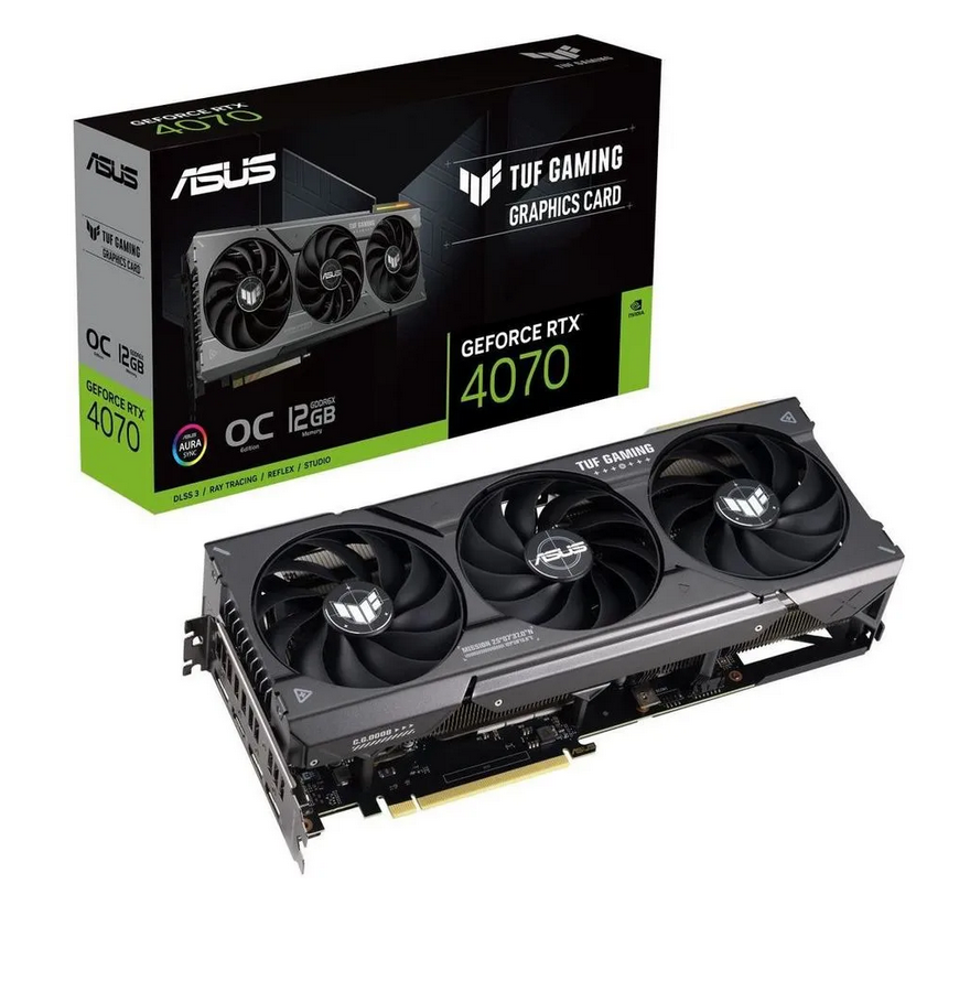 ვიდეო კარტა ASUS TUF Gaming GeForce RTX 4070 Ti 12GB GDDR6X ( TUF-RTX4070TI-12G-GAMING ) 90YV0IJ1-M0NA00