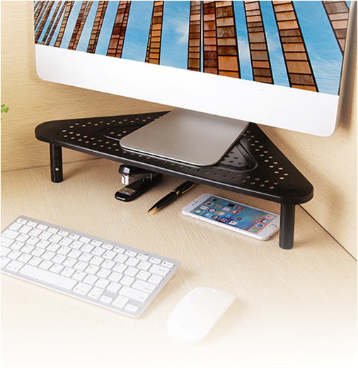 მონიტორის სადგამი Gembird < MS-TABLE-02 > Adjustable monitor stand (triangle)