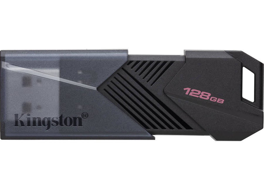 USB ფლეშ მეხსიერება 128Gb Kingston DataTraveler Exodia Onyx Black (DTXON/128GB) USB Flash, 128 GB, USB 3.2 Gen 1, retractable header