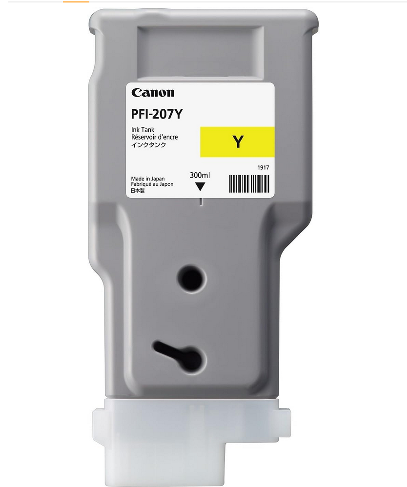 ორიგინალი კარტრიჯი Canon PFI-207Y High Capacity Yellow Ink Cartridge - (8792B001AA)