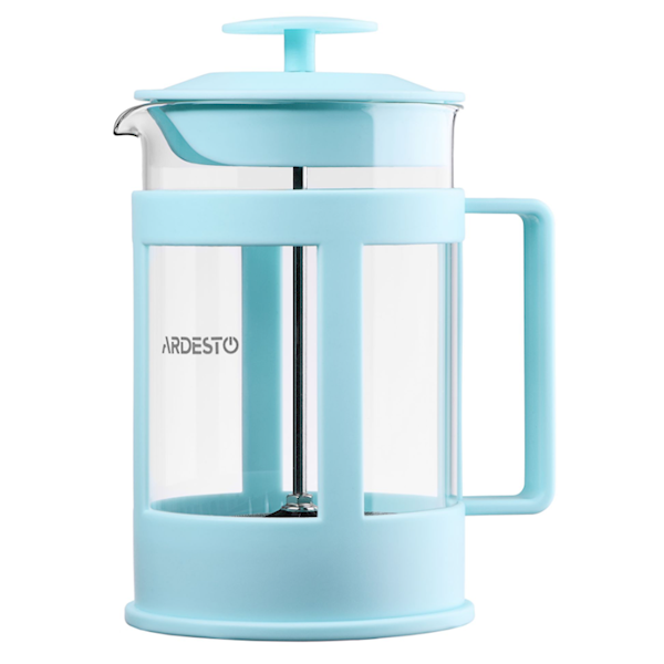 ARDESTO French press Fresh | 800 ml | tiffany blue | plastic | glass