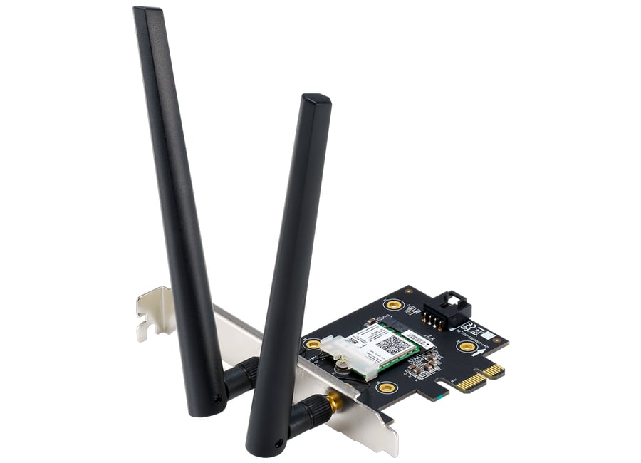 ქსელის ადაპტერი PCI Lan Adapter ASUS PCE-AX3000 Dual Band PCI-E WiFi 6 (802.11ax) | Supporting 160MHz | Bluetooth 5.0 | WPA3 network security | OFDMA