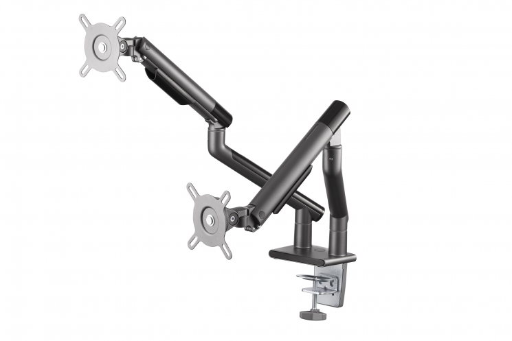 მონიტორის საკიდი 2E 2EdgeIF2, 17"-32″, Dual Monitor Mount, Silver