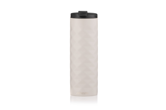 თერმოსი Ardesto Travel mug Bright City 400 ml, stainless steel, beige(AR2640BG)