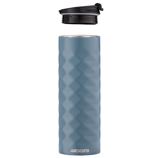 თერმოსი Ardesto AR2640NV Bright City, 400Ml, Thermal Mug, Dark Blue