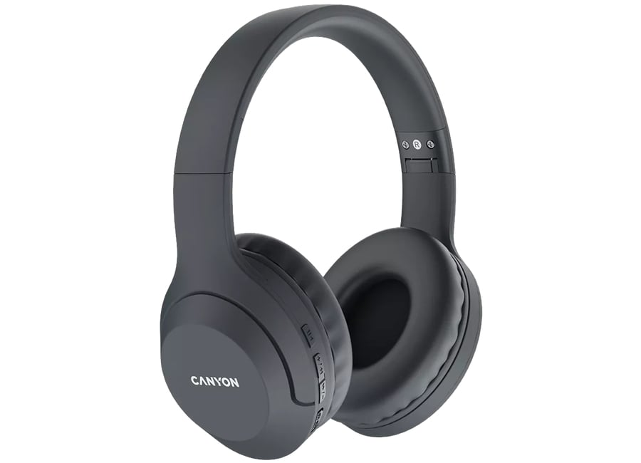 ყურსასმენი Canyon BTHS-3 | Bluetooth headset | microphone | Dark grey