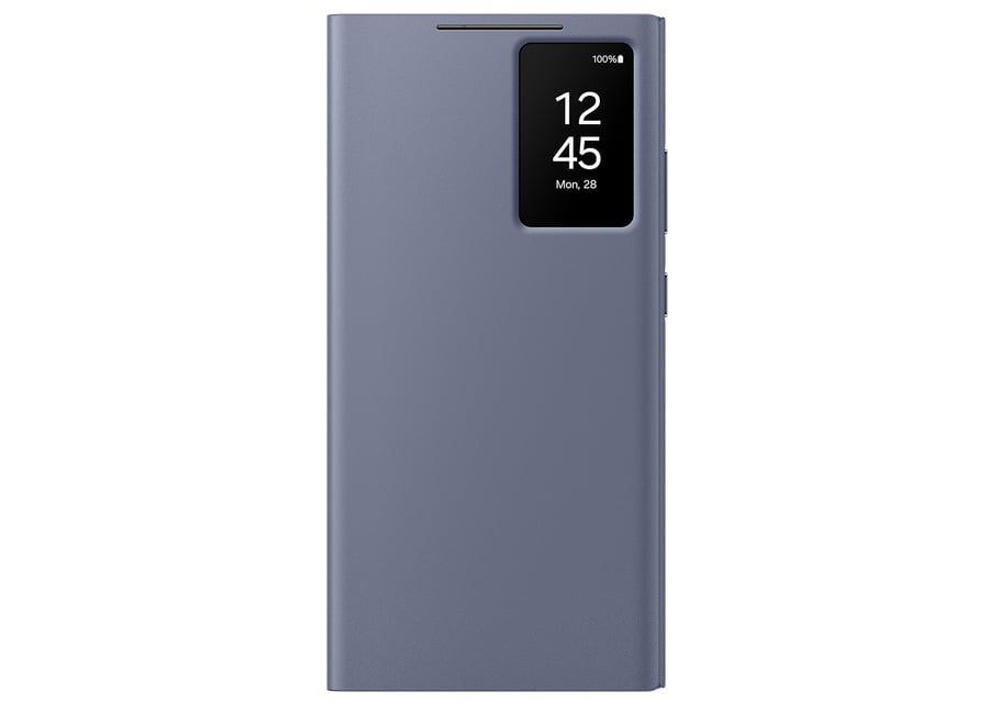ტელეფონის ქეისი Samsung Galaxy S24 Ultra Smart View Wallet Case Violet (EF-ZS928CVEGRU)