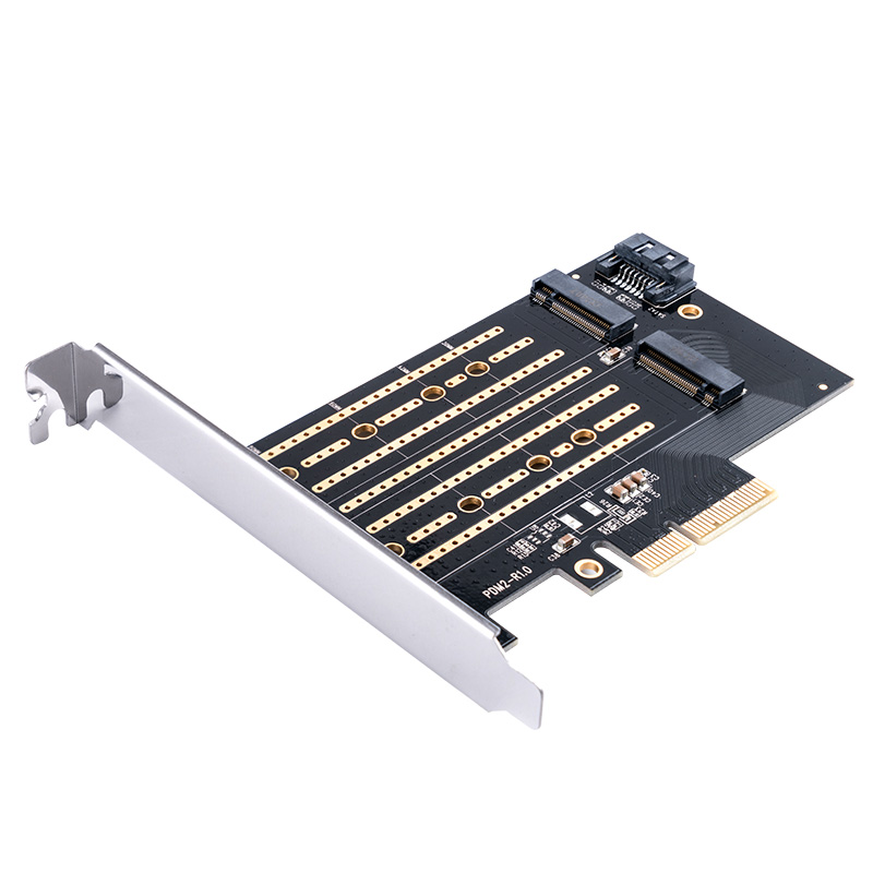 ადაპტერი ORICO-PDM2-BP M.2 NVME to PCI-E 3.0 X4 Expansion Card | M-key/B-Key | PCI-e 3.0 Gen3 X4 | 2230/2242/2260/2280, PCI-E Channel NVME/SATA | 32Gbps(theoretical speed)(NVME protocol),6Gbps(theoretical speed)(SATA protocol) | Supported Capacity2TB Single Disk,4TB total