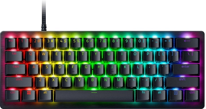 კლავიატურა Razer Keyboard Huntsman V3 Pro Mini RGB 61key Analog Optical Switches USB-A EN, black