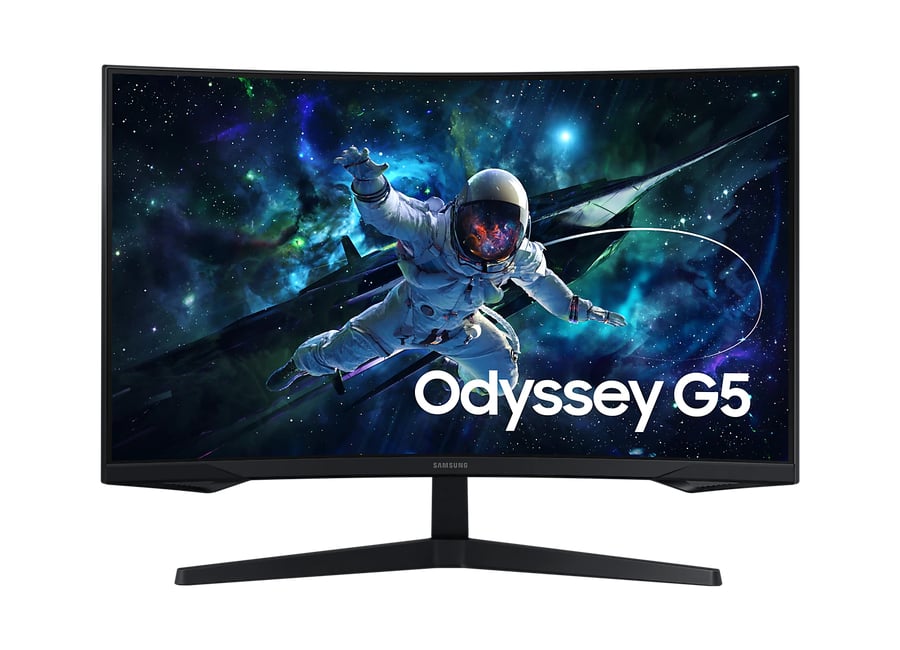 მონიტორი Samsung 27'' Curved Gaming Odyssey G5 | 165 Hz | 1ms | 300 nits  | 16 : 9  |  2560 x 1440 | LS27CG550EIXCI