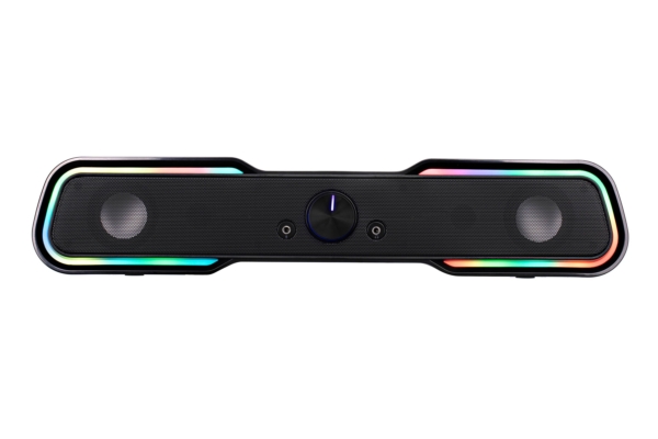 დინამიკი 2E Multimedia speaker PCS101 RGB, 2.0, USB, Black
