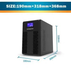 უწყვეტი კვების წყარო FNP PX3KL-48VDC Online UPS 3KVA 2700W 48VDC long backup, LCD, EU socket, Germany plug