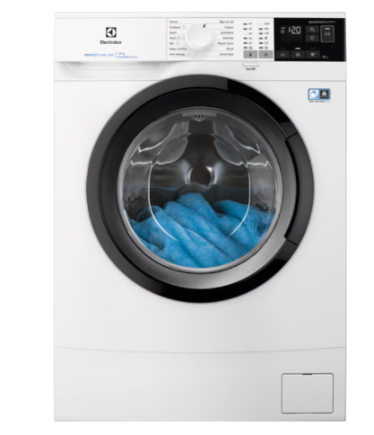 სარეცხი მანქანა ELECTROLUX EW6MS406B - 6KG, Speed: 1000, (595x850x380), White, A++