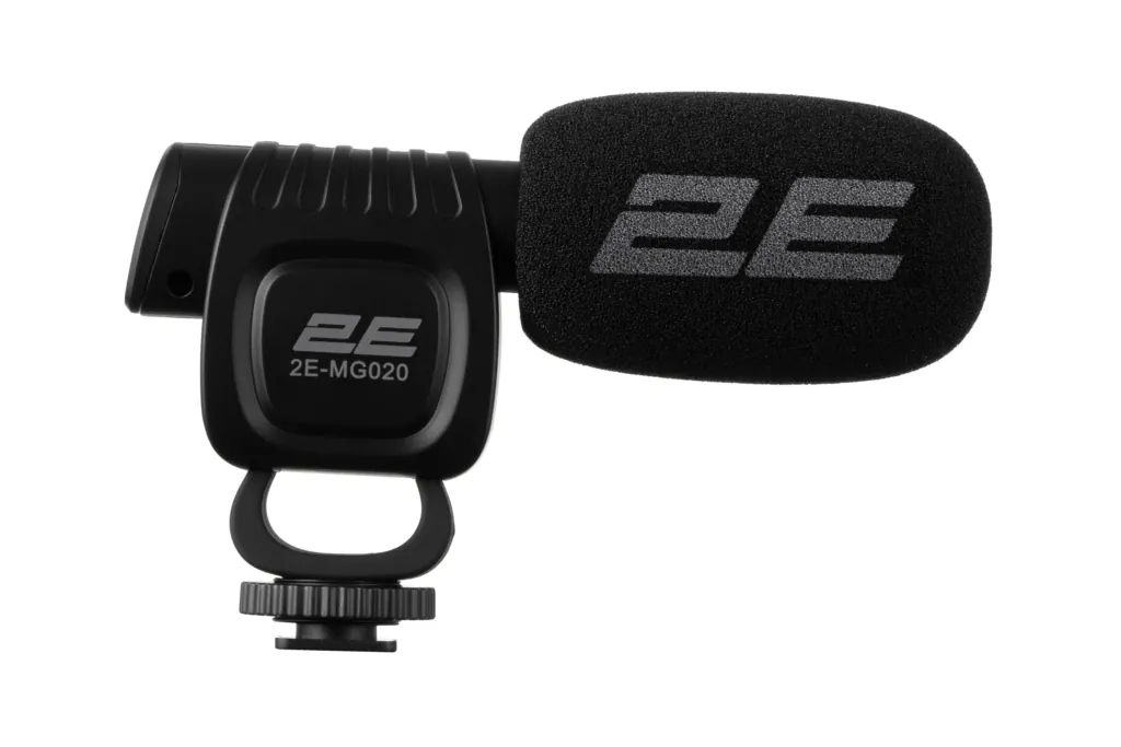მიკროფონი 2Е MG020 Shoutgun Mic Pro, on/of, 3.5mm (2E-MG020) | 1 × AAA battery, up to 72 hours