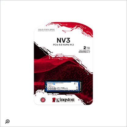 სსდ Kingston 2 TB M.2 2280 Internal PCI Express NVMe (SNV3S/2000G)