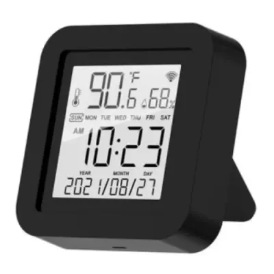 ტემპერატურის და ტენიანობის დეტექტორი Moes WiFi Smart IR AC Remote Controller Temperature and Humidity Sensor (WR-TY-THR-BK-MS)