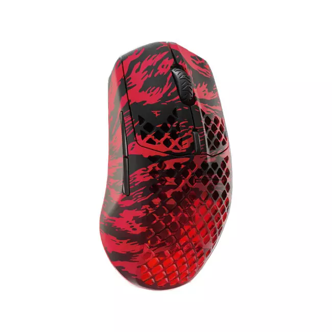 Gaming მაუსი უსადენო SteelSeries Mouse Aerox 3 WL Faze Clan, RGB, USB-A/WL/BT, black-red (62609_SS)