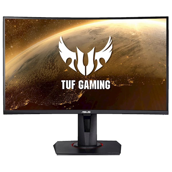 Gaming მონიტორი Asus Monitor 27" Asus TUF Gaming VG27VQ DVI, HDMI, DP, MM, VA, 165Hz, 1ms, CURVED, FreeSync, HAS