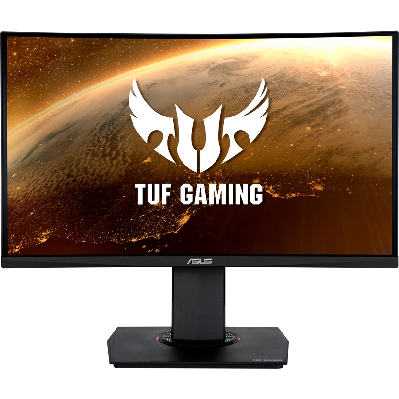 Gaming მონიტორი Asus Monitor 23.6" TUF Gaming VG24VQR 2xHDMI, DP, ММ, VA, 165Hz, 1ms, CURVED, AdaptiveSync, Pivot