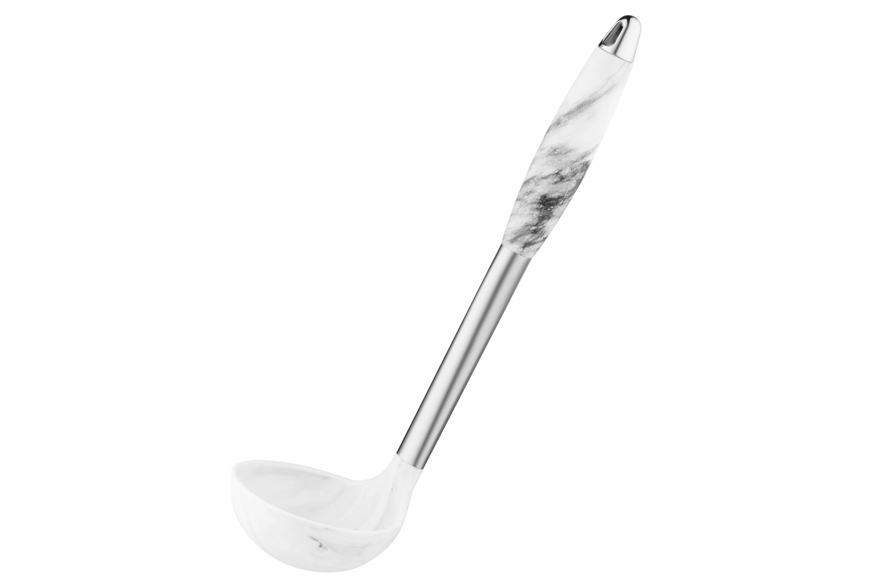 წვნიანის კოვზი Ardesto Ladle Gemini Marmo, 30cm, silicone, stainless steel