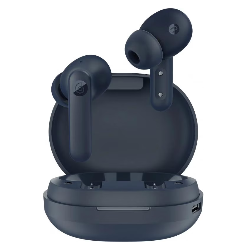 ყურსასმენი Haylou Moripods ANC, Earphones, Wireless, Bluetooth, IPX4, Blue 30dB ANC Call Noise Cancellation Gaming Mode 30H Battery Life