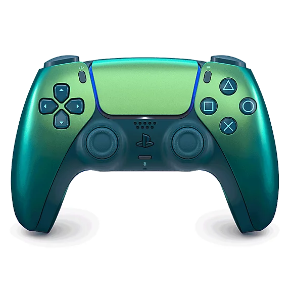 ჯოისტიკი PlayStation DualSense™ Wireless Controller – Chroma Teal (0711719590262) | Compatible with PlayStation®5 console, PC, Mac® and mobile devices | Charge and play with a built-in battery and USB-C**** port.
