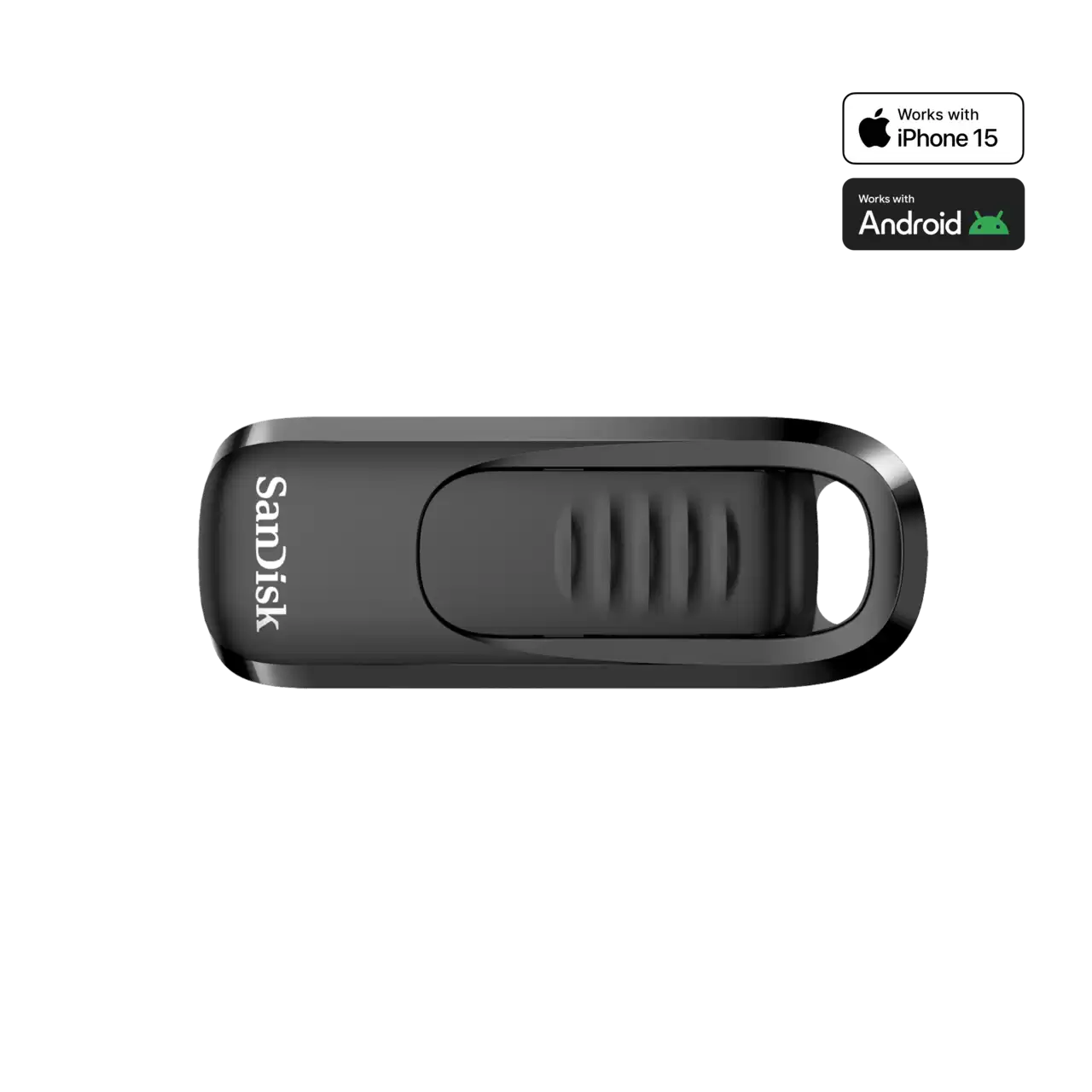 USB ფლეშ მეხსიერება SanDisk Ultra Slider USB Type-C Flash Drive - 1TB | 400MB/s | USB 3.2 Gen 1 | USB-C (SDCZ480-1T00-G46)