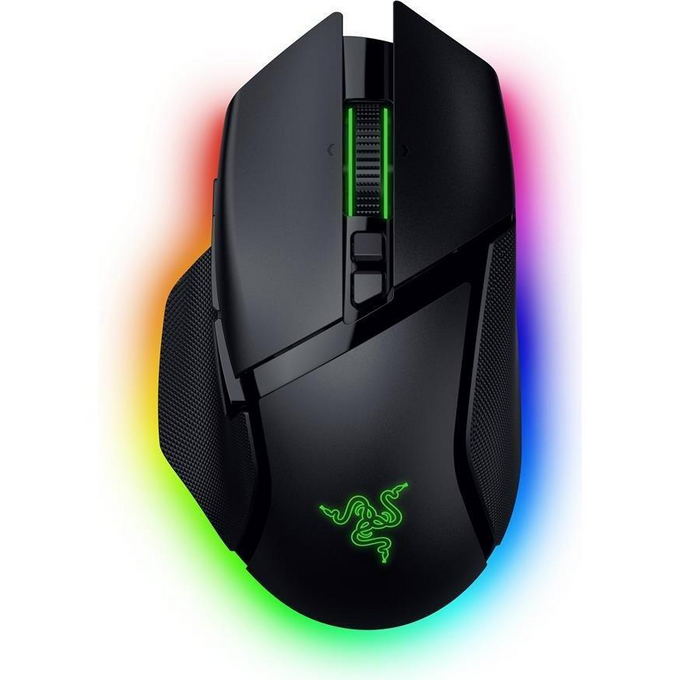 GAMING მაუსი Razer Mouse Basilisk V3 Pro 35K, RGB, USB-A/WL/BT, black (RZ01-05240100-R3G1)