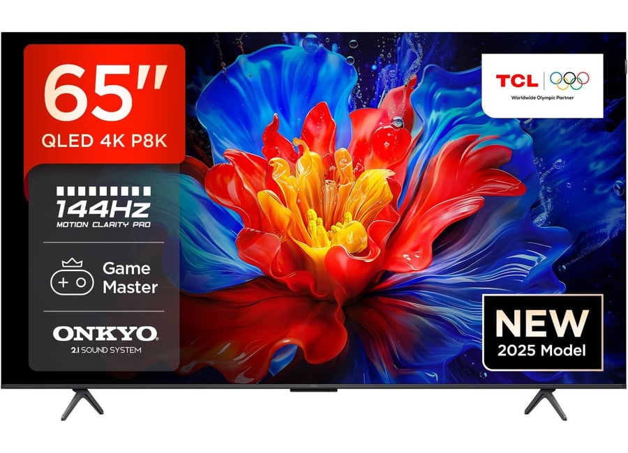 ტელევიზორი / QLED / TCL / TV 65"(165cm)/ 65P8K 4K Google TV 120Hz