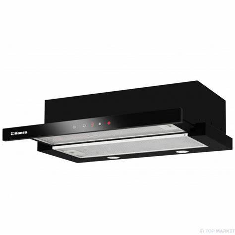 Hood Hansa telescopic, 60cm, 389m3h, black