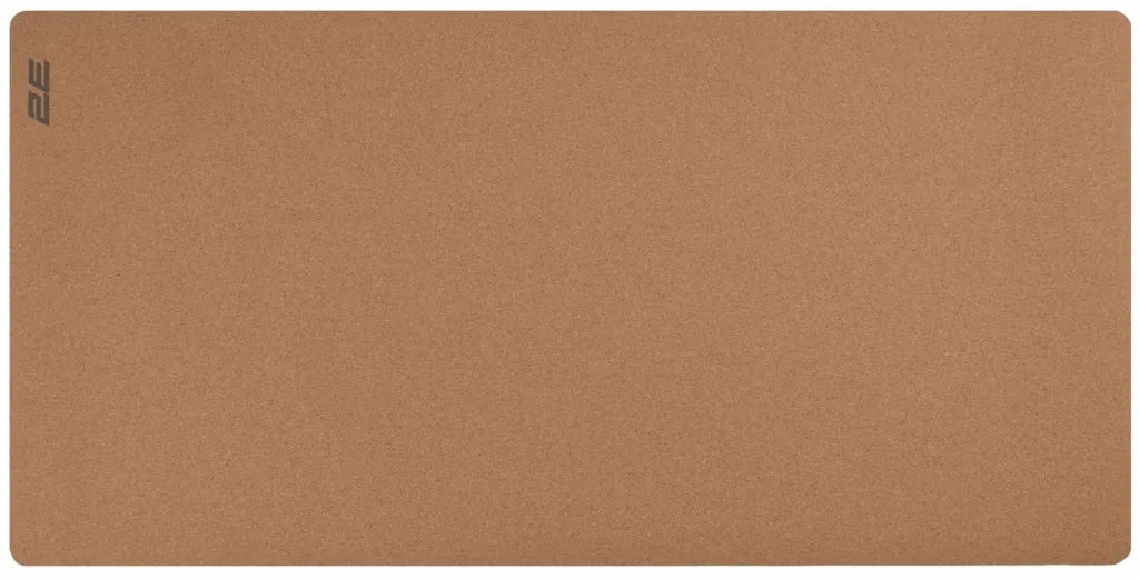 მაუსის დასადები 2E Mouse Pad CORK, L(800x400x2mm), brown (2E-PAD-L-CORK)
