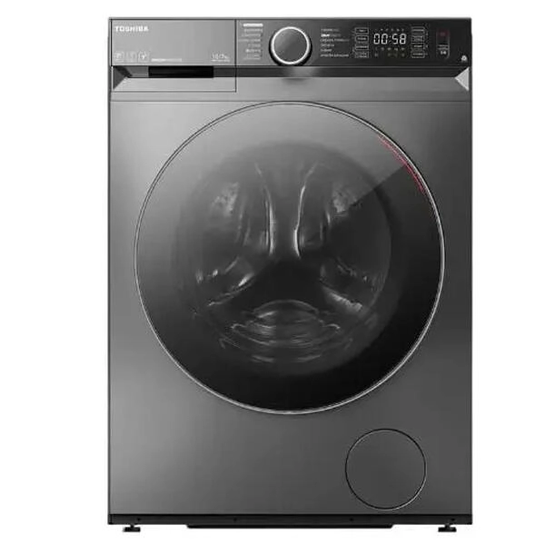 სარეცხი+საშრობი მანქანა Toshiba TWD-BM110GF4UZ(SK), 10/7Kg, A, 1400Rpm, 76Db, Washing+Dryer Machine, Grey