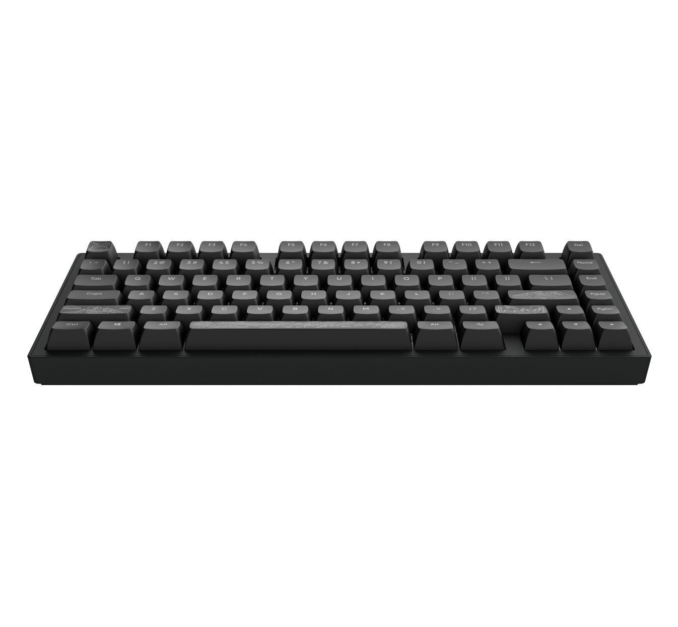 სადენიანი კლავიატურა Gaming Keyboard Dark Project ALU81A Terra Nostra, Wired, RGB, USB, Black | Aluminum alloy — 1.55 kg | 81 Key | Actuation Force 50 g | 324 x 140 x 43 mm