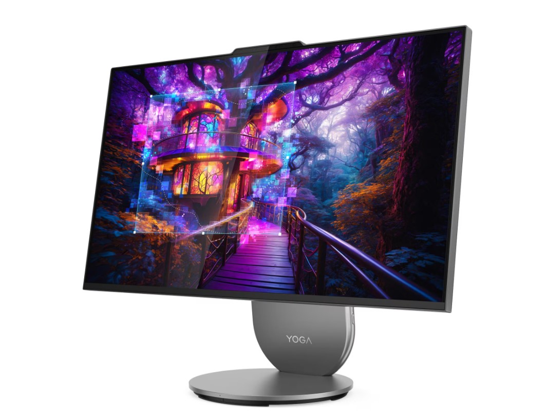 მონობლოკი Lenovo / Yoga AIO 27IAH10 / Model: (F0J2003URU) 27" QHD (2560x1440) IPS / 400nits / Intel Core Ultra 7 255H, 16C/ 16T, / Max 5.1GHz, 24MB / 16GB / LPDDR5x-7467 1TB SSD M.2