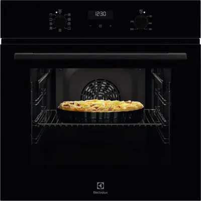 ჩასაშენებელი ელექტრო ღუმელი Electrolux KODEF70BZ/PROMO, 2750W, 65L, Built-In Electric Oven, Black
