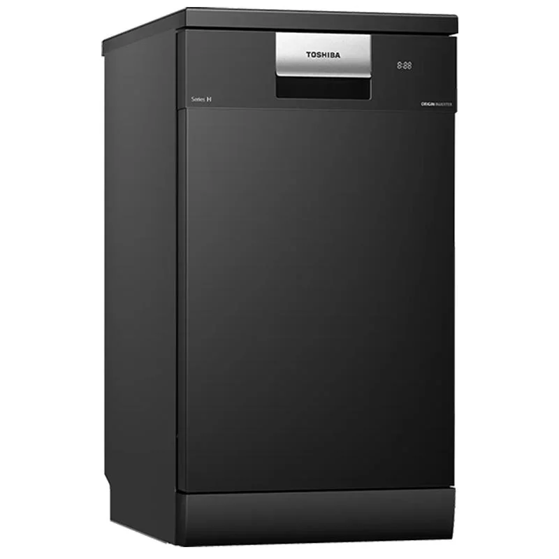 ჭურჭლის სარეცხი მანქანა Toshiba DW-10F4(B)-CIS | ზომები (სიმაღლე x სიგანე x სიღრმე): 84.5 x 44.8 x 60 cm | 10 Sets | ჭურჭლის სარეცხი მანქნის სიმძლავრე: 2100 W | წყლის მოხმარება ერთი ციკლისას: 9.8 L