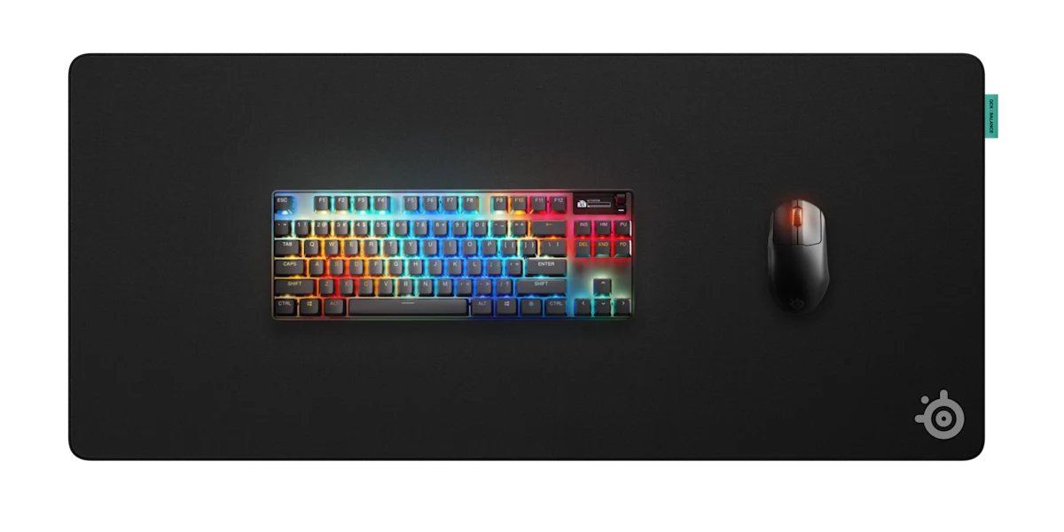 მაუსის დასადები SteelSeries Mouse Pad QcK Perf Balance, XL (900x400х3,5мм), black 63433_SS | Extra density for extra consistency and a soft, comfortable feel