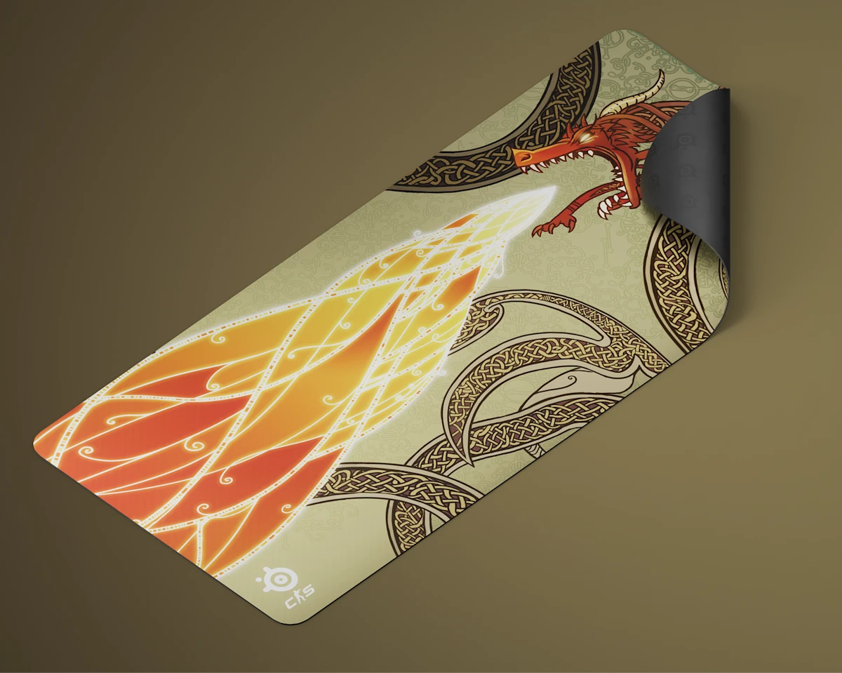 მაუსის დასადები SteelSeries Mouse Pad Qck, XXL (900x400х2мм), CS2 Edition 63448_SS | Exclusive QcK micro-woven cloth for maximum control