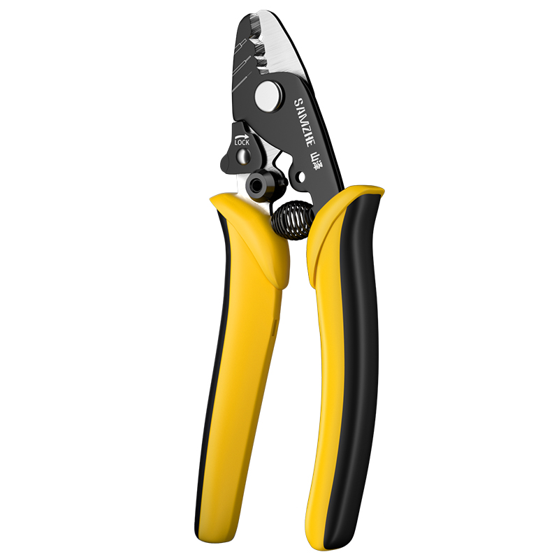 ქსელის ხელსაწყო SAMZHE (SZ-913) | 160*34*17mm | 3-hole Fiber Stripping Clamp Fiber Network Stripping Clipper