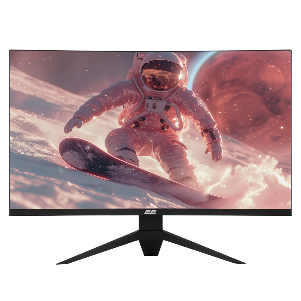 მონიტორი 2E GAMING 27" (G2725BV) HDMI, DP, VA, 2560x1440, 180Hz, 1ms, CURVED, FreeSync