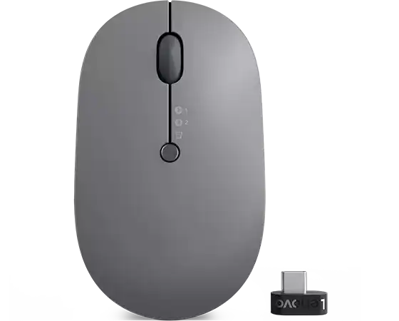Lenovo Go Wireless Multi-Device Mouse (Storm Gray)