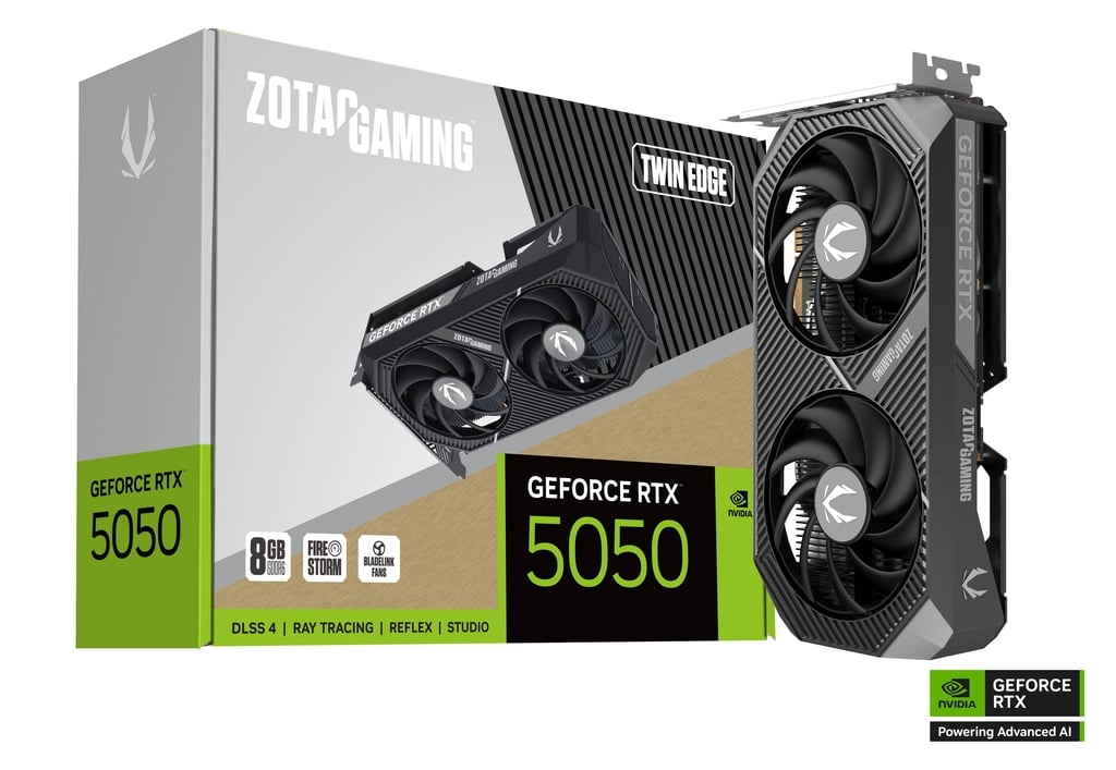 ZOTAC Graphic Adapter GeForce RTX 5050 8GB GDDR6 Twin Edge