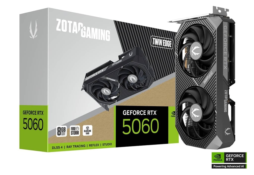 ZOTAC Graphic Adapter GeForce RTX 5060 8GB GDDR7 Twin Edge