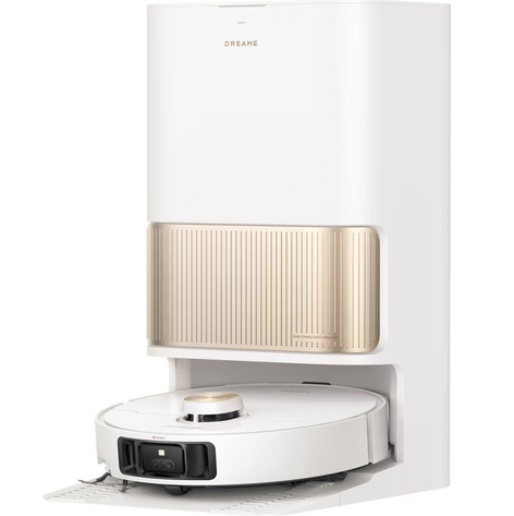 რობოტი მტვერსასრუტი Dreame Robot Vacuum L40s Pro Ultra white (RLL74CE) | მშრალი და სველი წმენდა, 19,000 Pa შეწოვის სიმძლავრე, HyperStream სისტემა ორი ჯაგრისით თმის ჩახლართვისგან თავის დასაცავად, დაბრკოლებების თავიდან აცილება 40 მმ-მდე, დაბრკოლებების თავიდან აცილება: RGB კამერა ხელოვნური ინტელექტის მხარდაჭერით და ორმაგი ხაზის 3D ლაზერული სკანირებით სტრუქტურირებული განათების საფუძველზე, შინაური ცხოველებისა და ხალიჩების ინტელექტუალური მოვლა, ტევადობა: მტვრის შემგროვებელი - 395 მლ, წყლის ავზი - 80 მლ ინტელექტუალური კონტროლით.