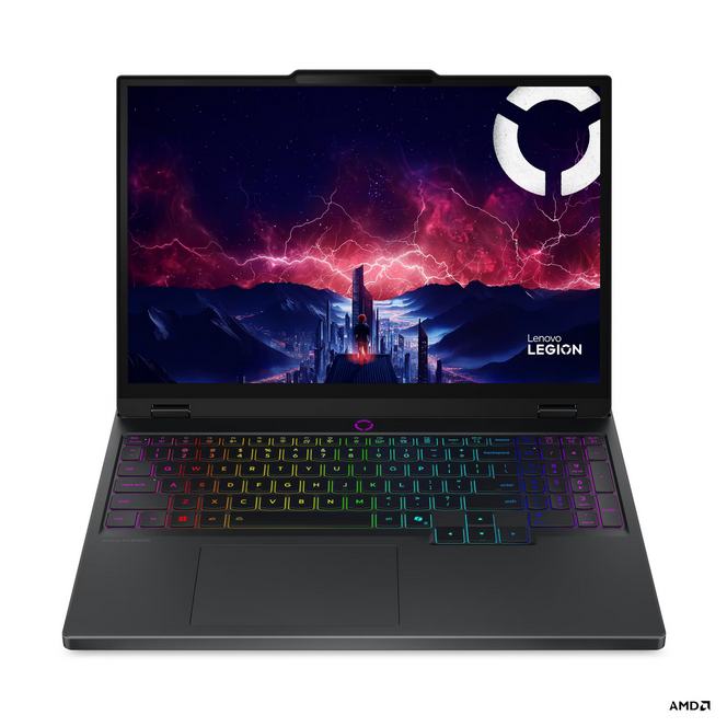 GAMING ნოუთბუქი LENOVO Legion 5 15AKP10 Model: 83F1003BRK | 15.1" WQXGA (2560x1600) OLED 1000nits (peak) / 500nits (typical) Glossy, 100% DCI-P3, Dolby Vision®, DisplayHDR™ True Black 600, 165Hz | AMD Ryzen AI 7 350 (8C / 16T, 2.0 / 5.0GHz, 8MB L2 / 16MB L3) | 32GB (2x 16GB )SODIMM DDR5-5600 | 1TB SSD M.2 2242 PCIe 4.0x4 NVMe | NVIDIA GeForce RTX 5070 8GB GDDR7, Boost Clock 2347MHz, TGP 115W, 798 AI TOPS | 2YrW