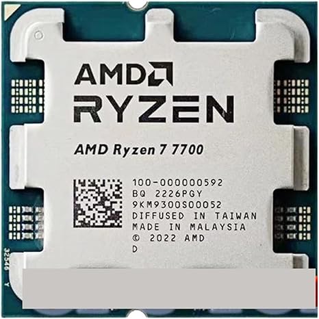 პროცესორი AMD Ryzen 7 7700 (100-000000592) OEM AM5, 8-core, 3800 MHz, Turbo: 5300MHz, Raphael, L2 cache - 8 MB, L3 - 32Mb, Radeon Graphics, 5 nm, TDP 65 W