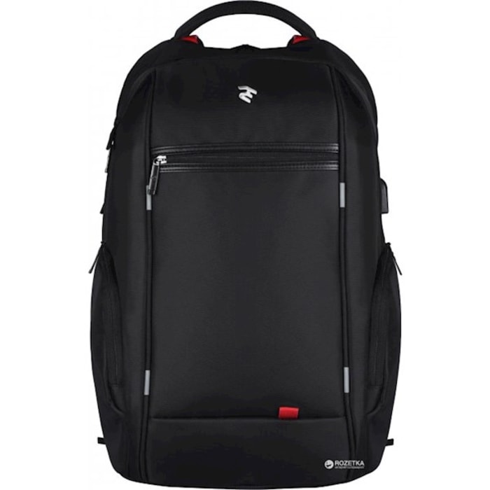 ჩანთა 2E-BPN9004BK 16" Laptop Backpack Black + USB cable and Interface built in