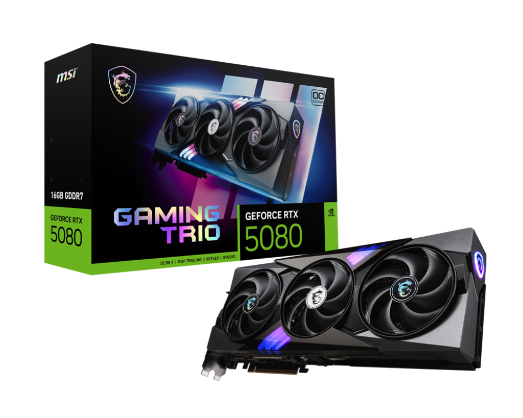 MSI GeForce RTX 5080 16G GAMING TRIO OC