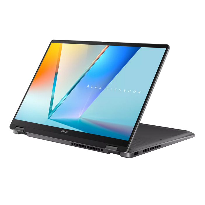 ლეპტოპი სენსორული ეკრანით, თან ტრუალებს ASUS TP3407SA Vivobook 14 Flip (TP3407SA-SG243W) | 14" 1920x1200 (WUXGA) touch, OLED, | Intel® Core™ Ultra 5 Processor 226V 16GB 2.1 GHz (8MB Cache, up to 4.5 GHz, 8 cores, 8 Threads); Intel® AI Boost NPU up to 40TOPS |16 GB DDR5 | 512GB M.2 NVMe™ PCIe® 4.0 SSD | Intel® Arc™ Graphics | , Wi-Fi, Bluetooth, Windows 11 Home, Matte Gray, 2 YrW