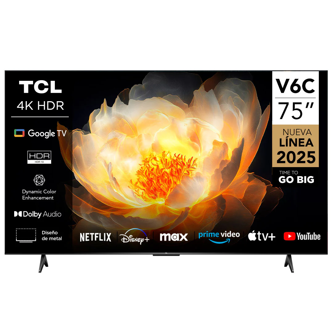 ტელევიზორი TCL (75V6C) | 75" Direct LED TV, 4K HDR TV, Smart TV Powered by Google TV